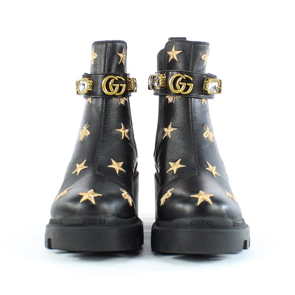 Botas Gucci negras con abejitas - Imagen 2