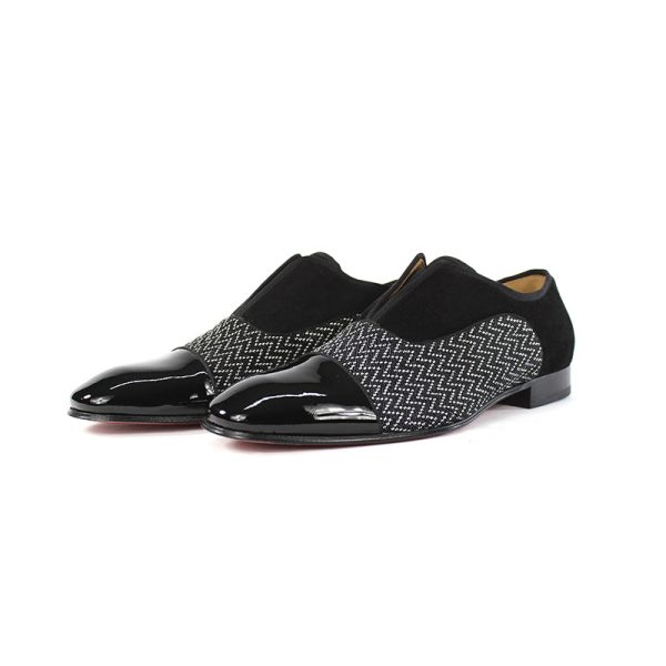 Oxfords Louboutine con líneas zig zag